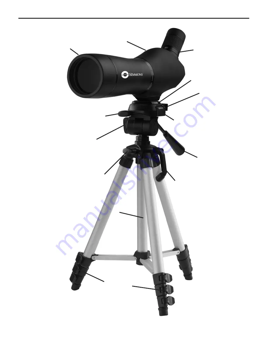 Simmons Spotting Scope 71-2060 Скачать руководство пользователя страница 4