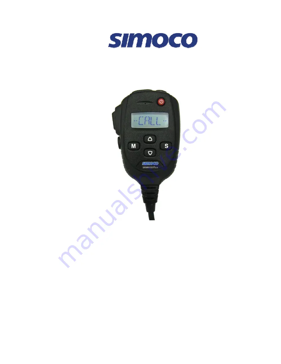 Simoco SRM9020PLUS Скачать руководство пользователя страница 1