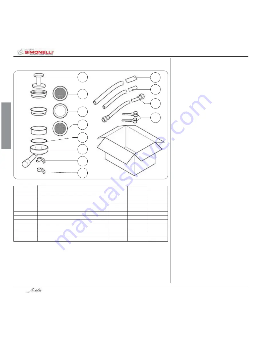 Simonelli Aurelia V User Handbook Manual Download Page 42