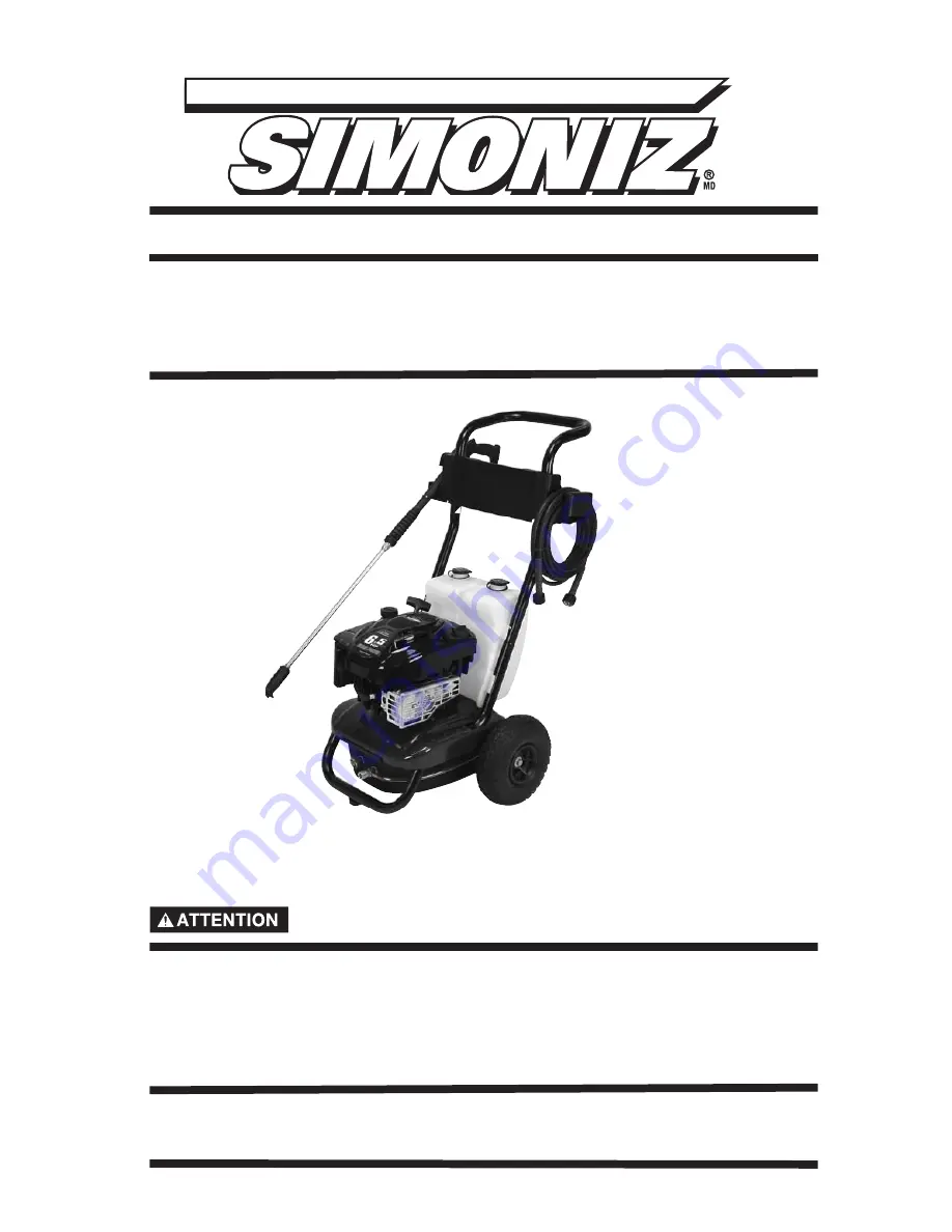 Simoniz Simoniz A08989 Operator'S Manual Download Page 21