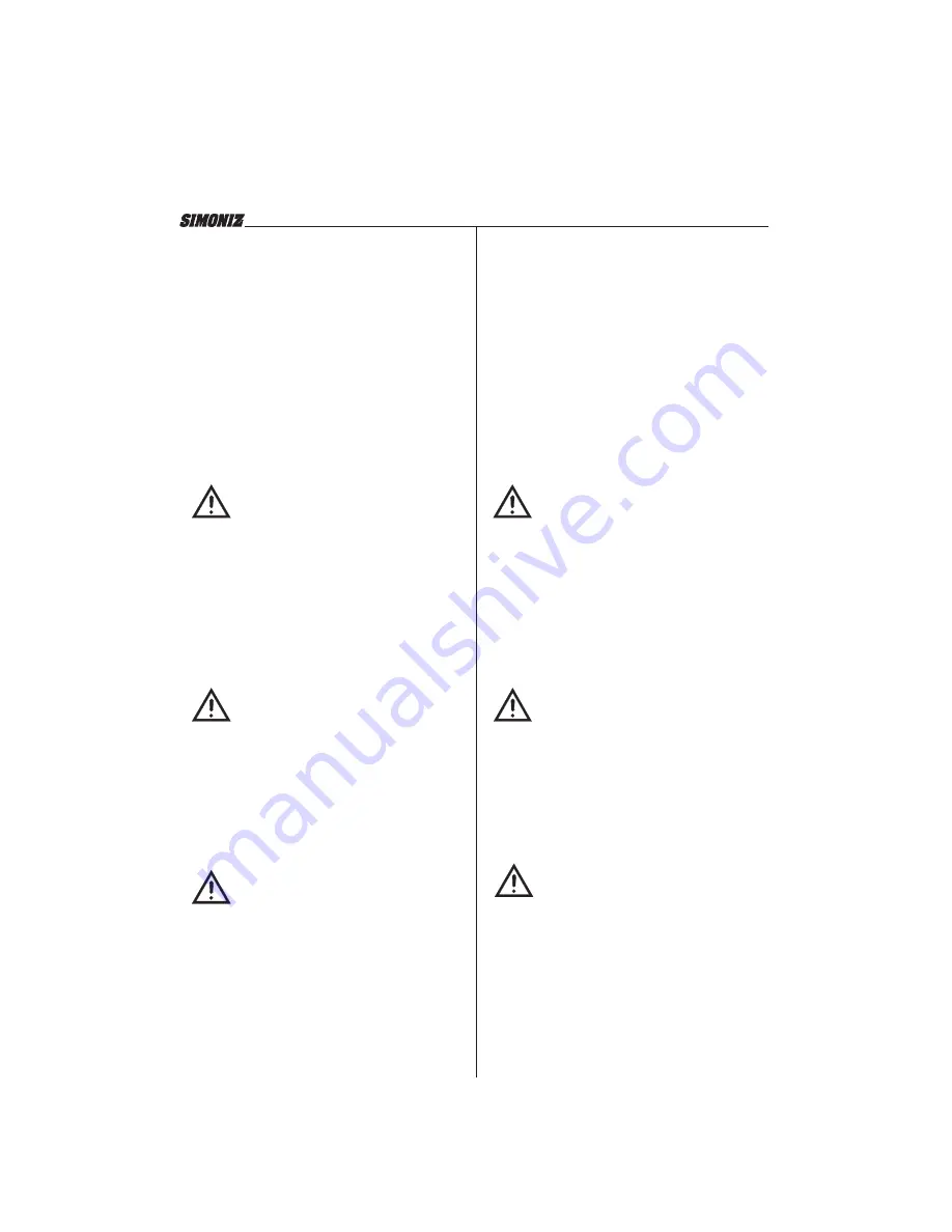 Simoniz SPD-220 Operator'S Manual Download Page 18