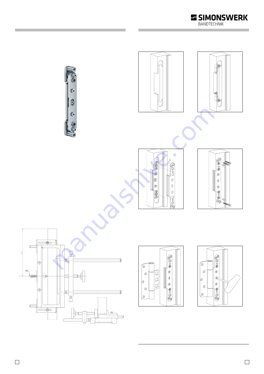 SIMONSWERK VARIANT VX 25 N Series Скачать руководство пользователя страница 1