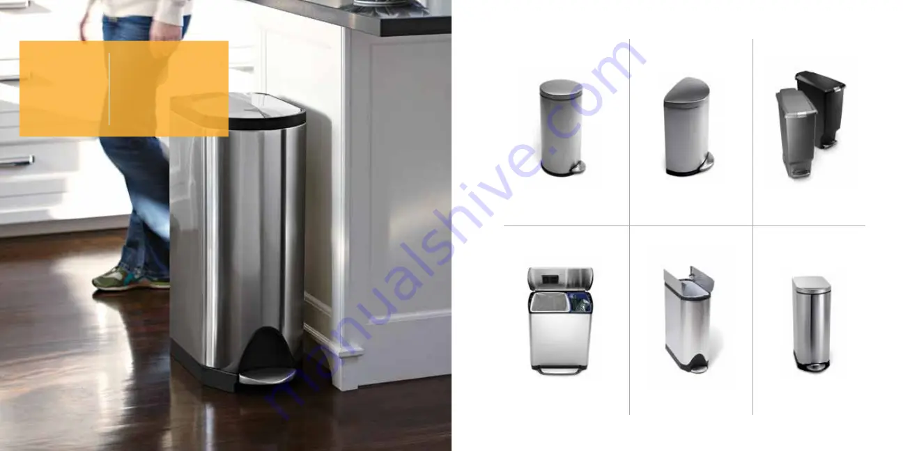 simplehuman ST1004 Скачать руководство пользователя страница 4