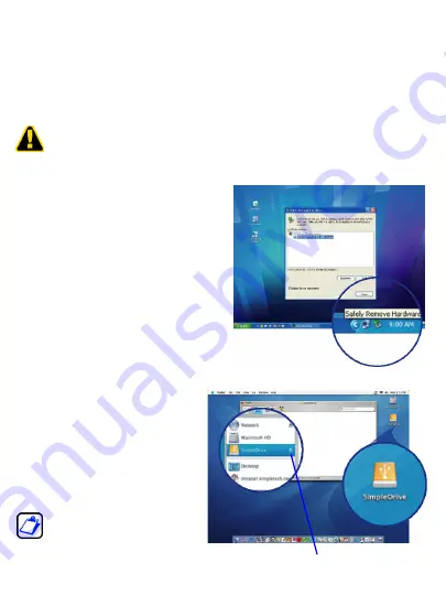 SimpleTech SimpleDrive
Portable HSD1000 Quick Start Manual Download Page 6