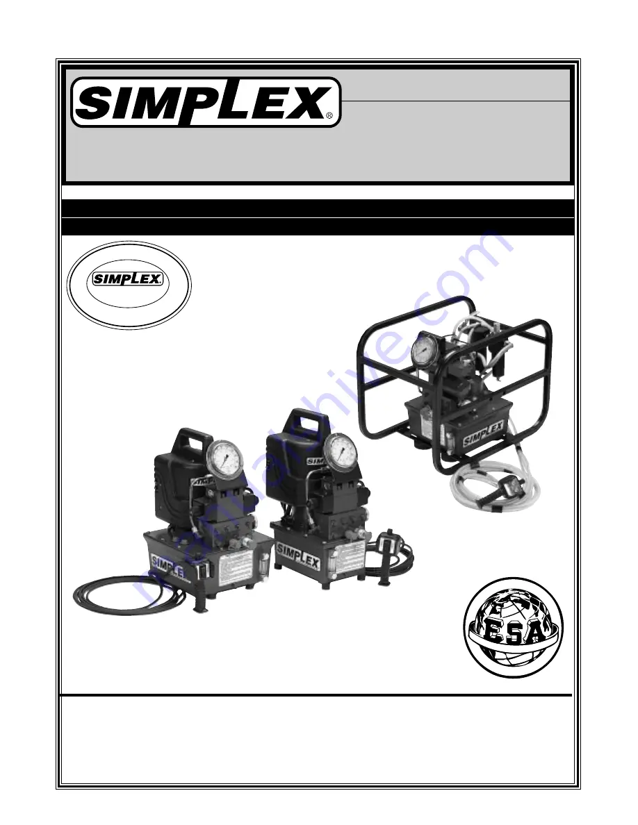 Simplex PAT SERIES Скачать руководство пользователя страница 1