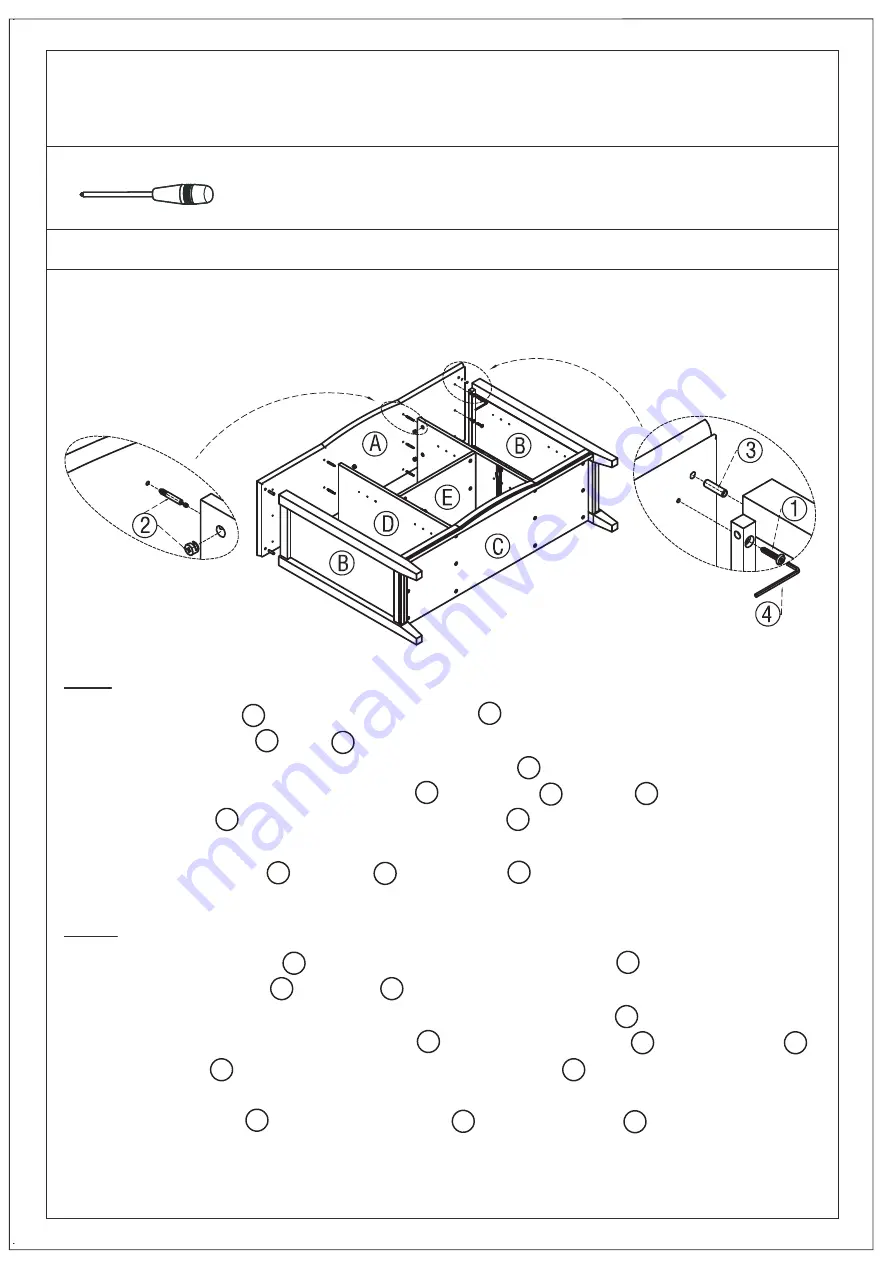 Simpli Home 3AXCCARTVS Assembly Manual Download Page 7