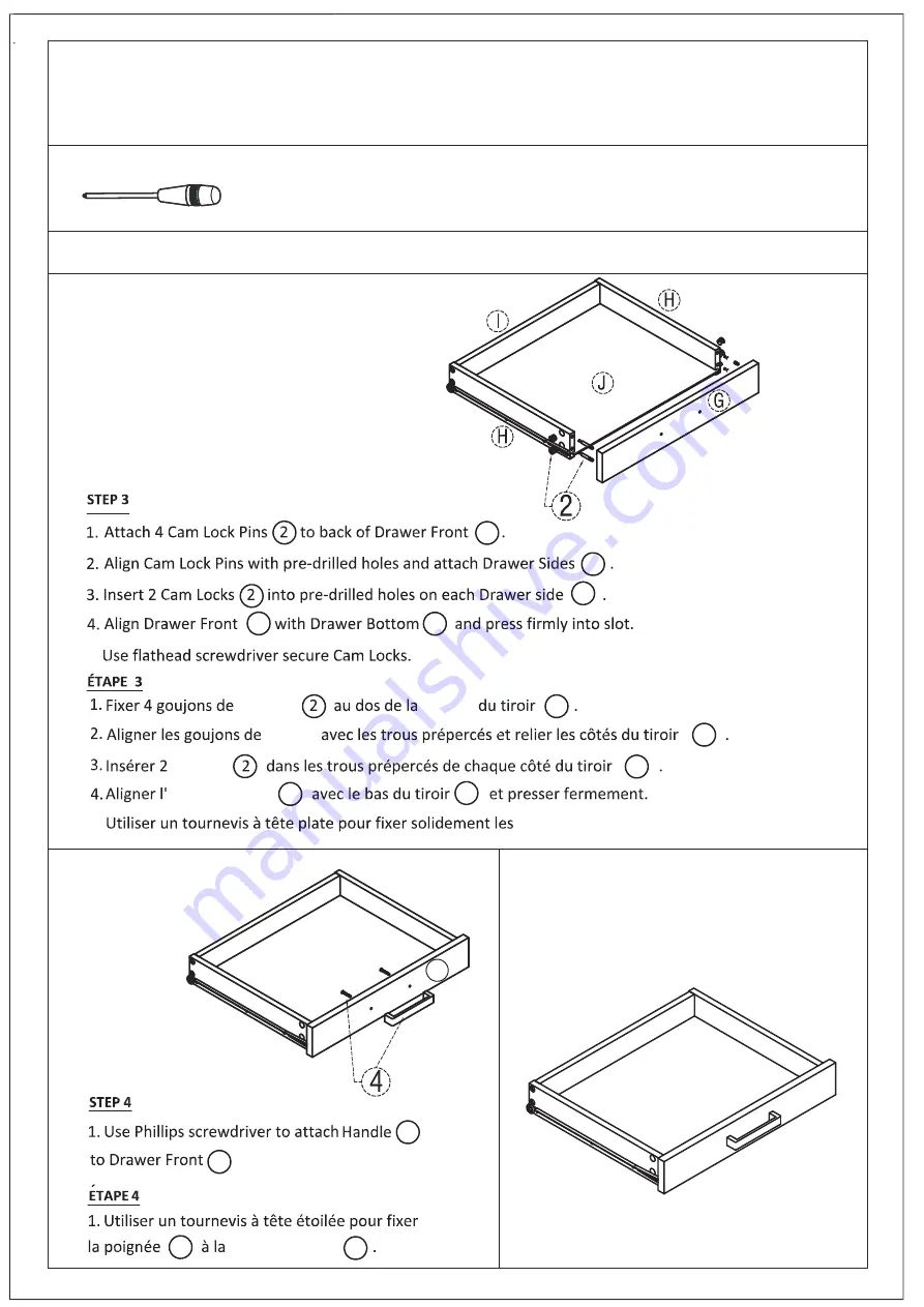 Simpli Home 3AXCRGL001 Assembly Manual Download Page 4