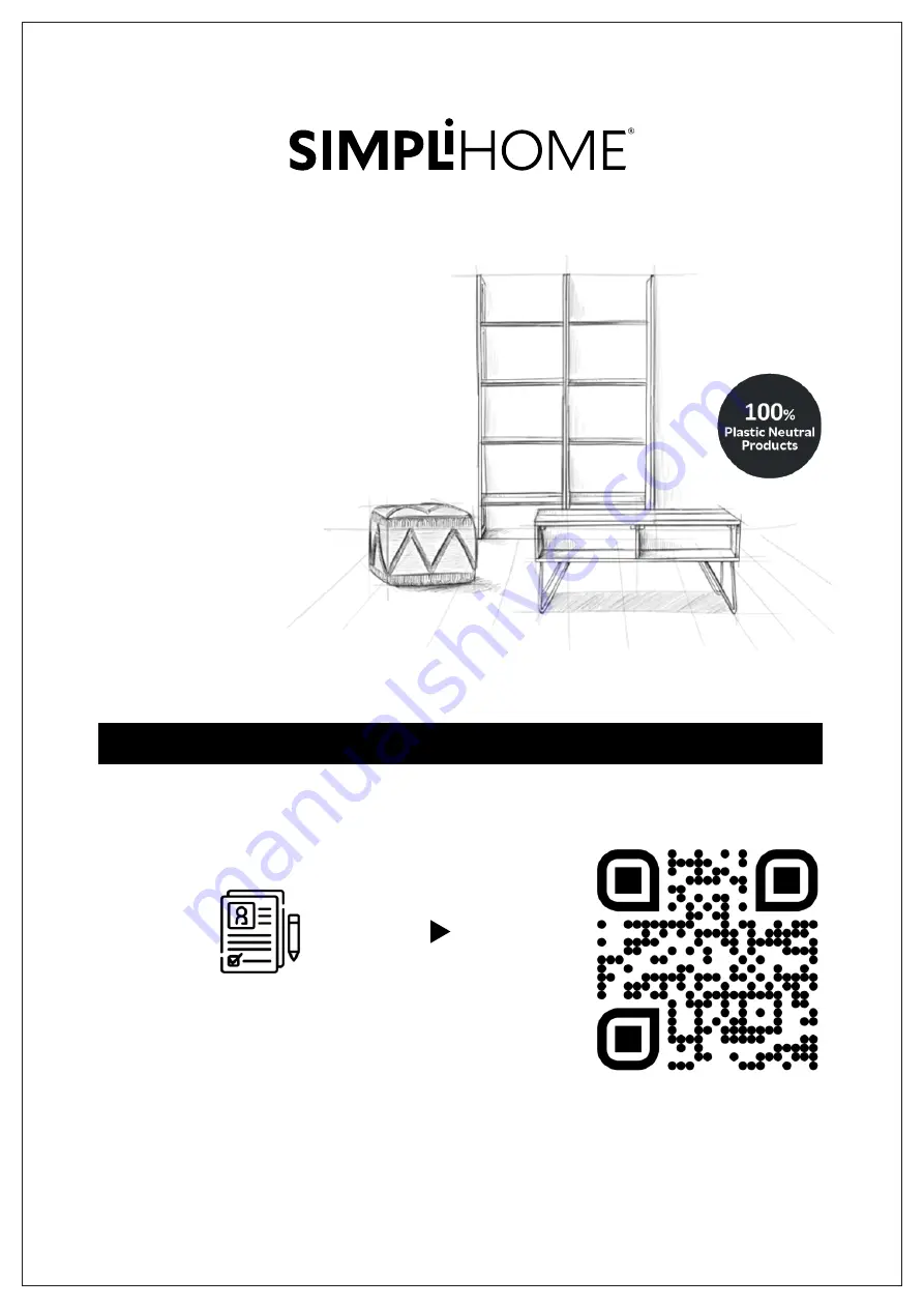 Simpli Home Amherst AXCAMH16-LGB Manual Download Page 2