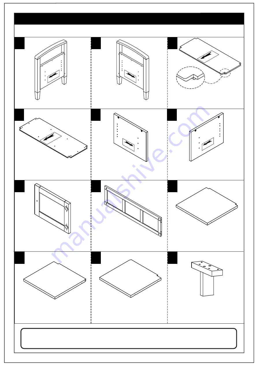 Simpli Home WyndenHall Brooklyn + max Warm Shaker Norfolk Entryway Storage Bench AXWSH006-BL Скачать руководство пользователя страница 5