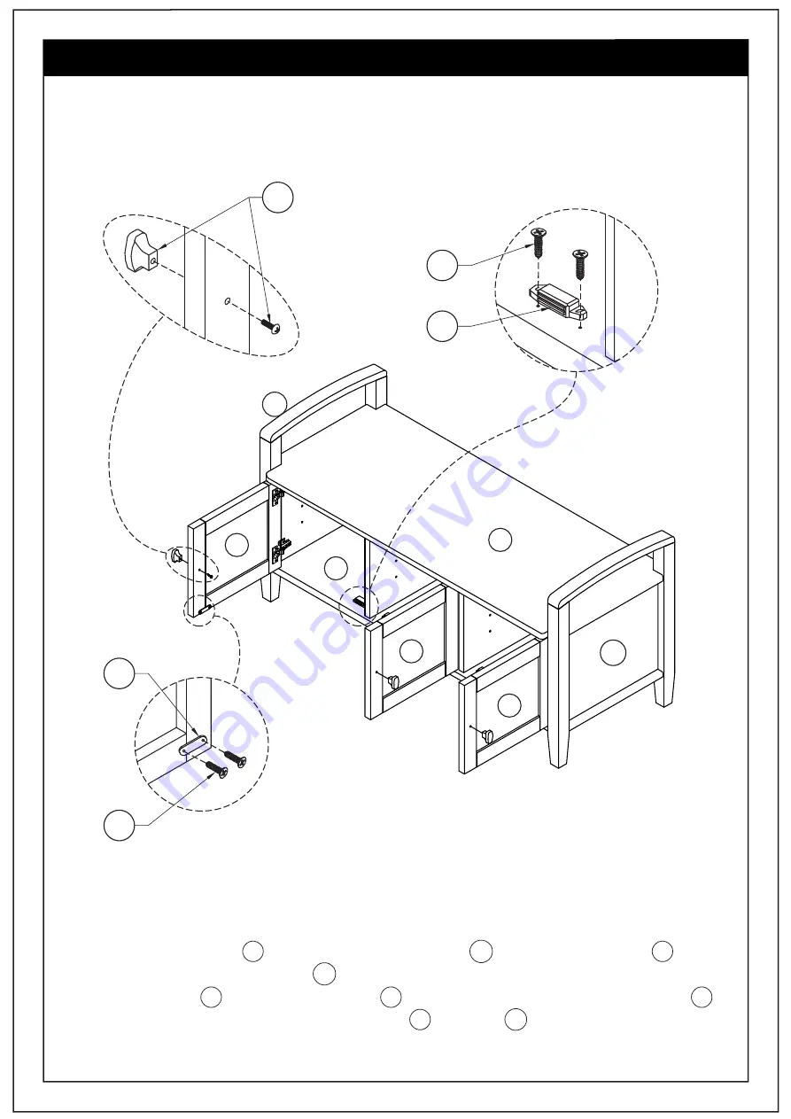 Simpli Home WyndenHall Brooklyn + max Warm Shaker Norfolk Entryway Storage Bench AXWSH006-BL Скачать руководство пользователя страница 14