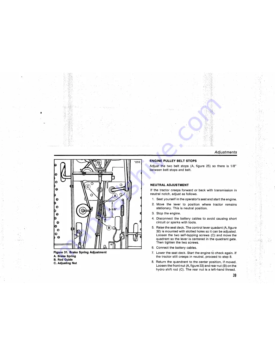 Simplicity 512H Series Operator'S Manual Download Page 41