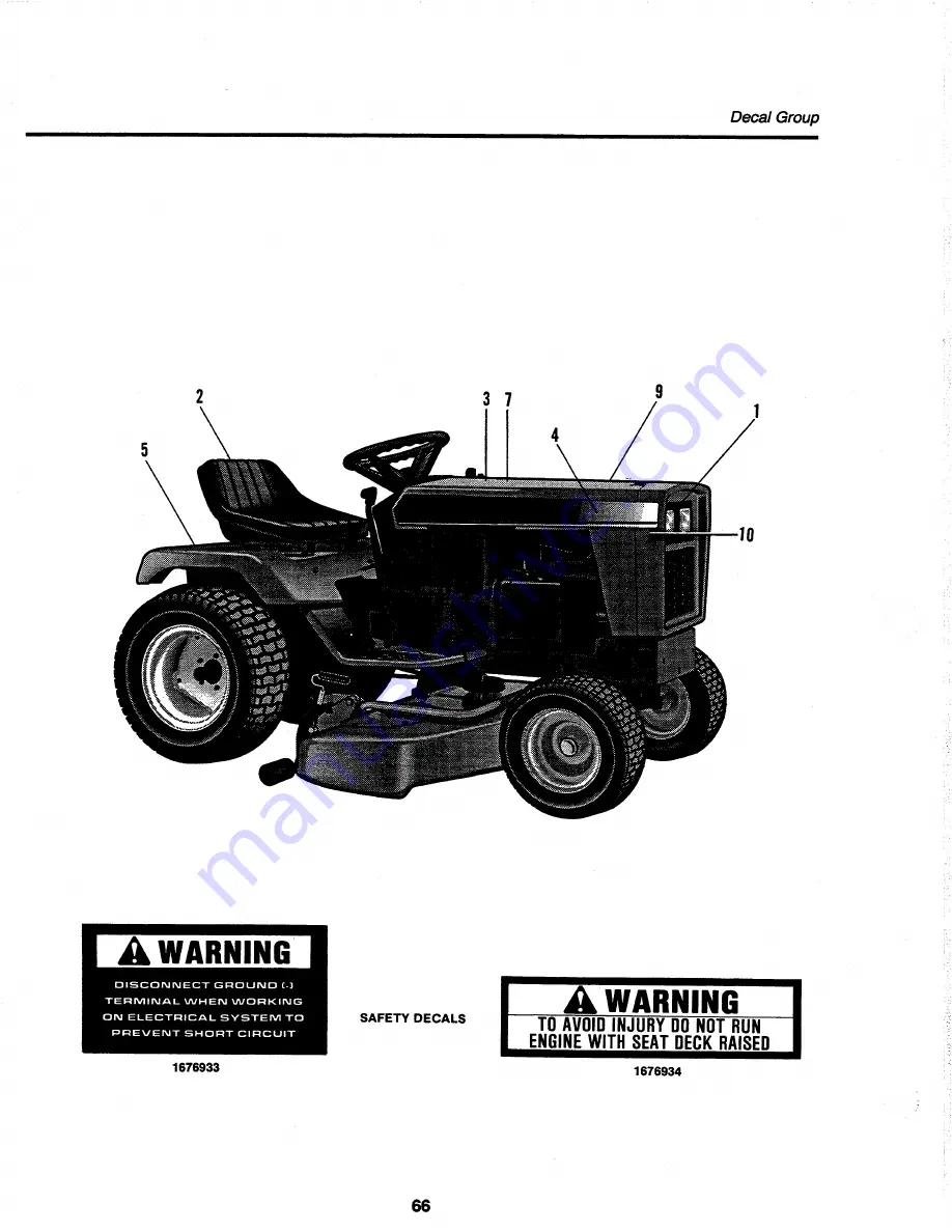 Simplicity 917H-48 Parts Manual Download Page 68