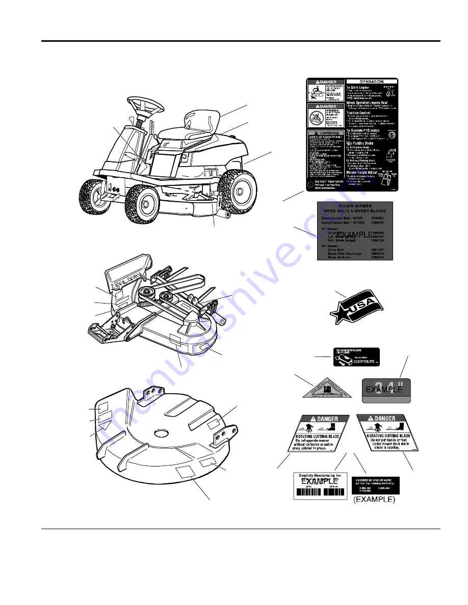 Simplicity Coronet 2400 Series Parts Manual Download Page 36