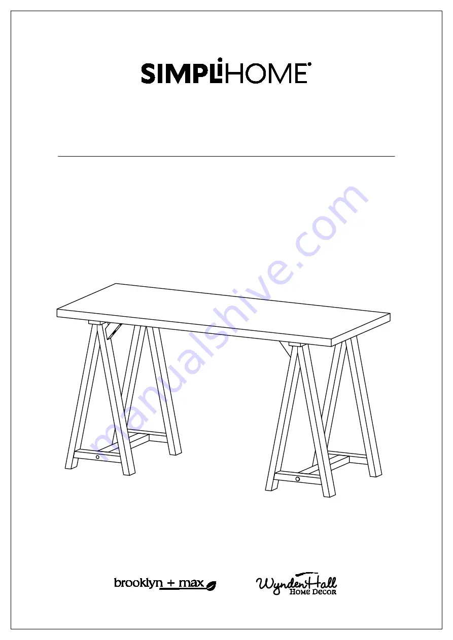 SIMPLIHOME 3AXCSAW-09 Manual Download Page 1