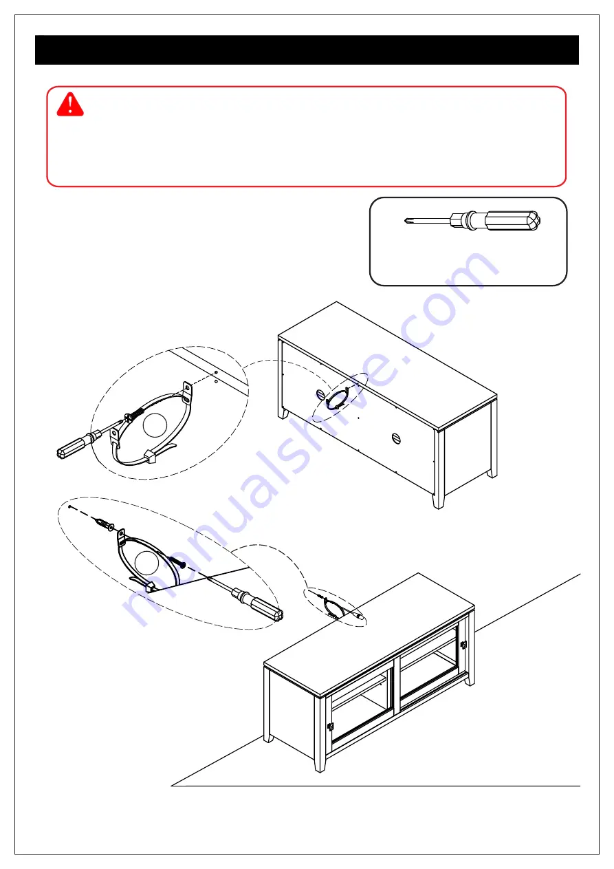 SIMPLIHOME AXCCOS-TV-FG Manual Download Page 16