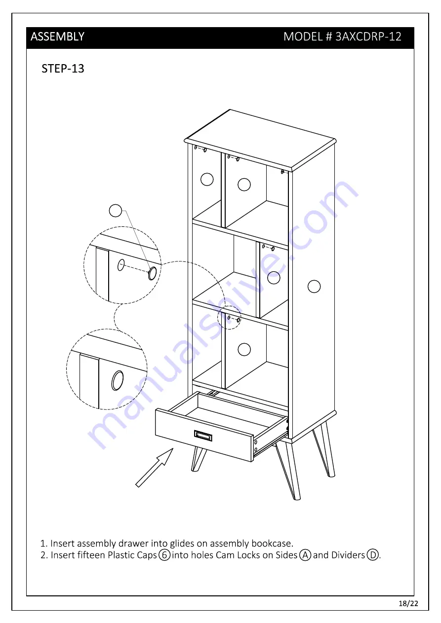 SIMPLIHOME Draper 3AXCDRP-12 Manual Download Page 18