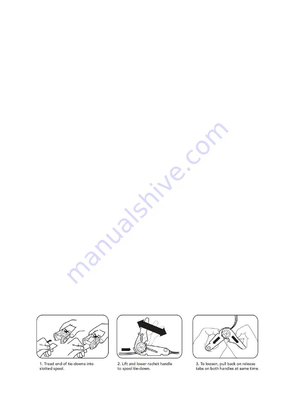 Simply Brands RATCHET TIE DOWN Instruction Manual Download Page 2