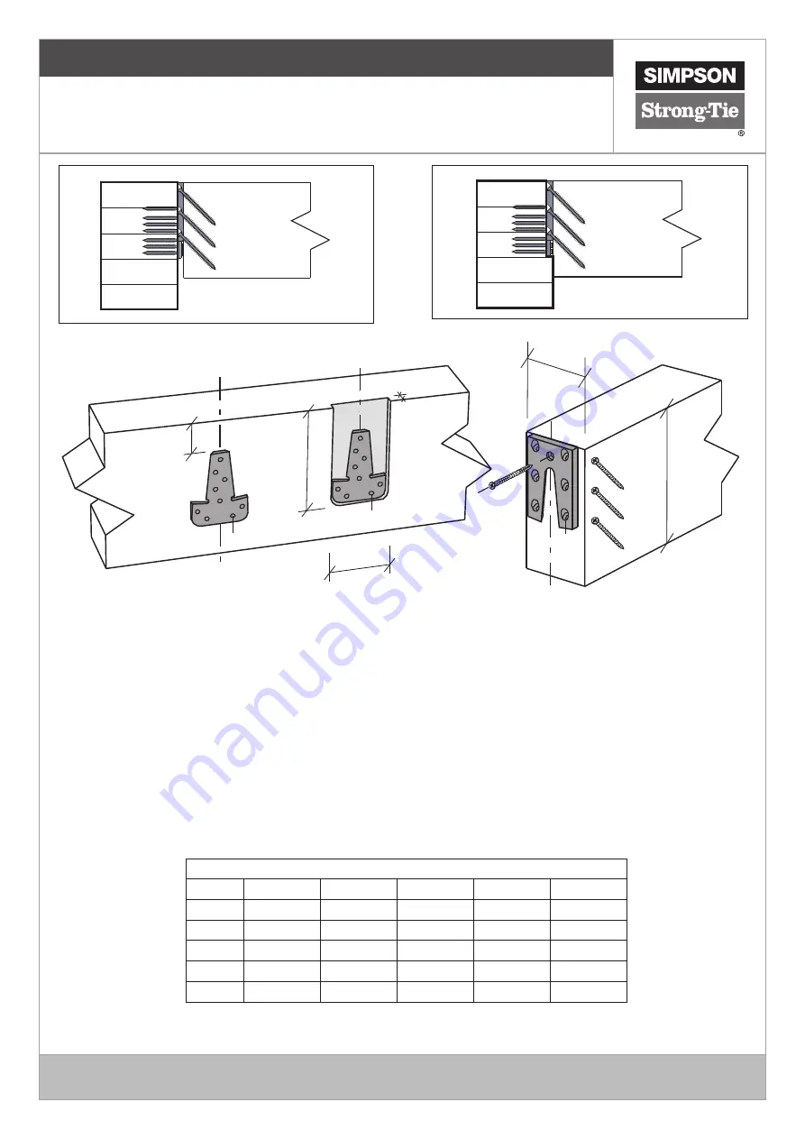 Simpson Strong-Tie ETB Series Скачать руководство пользователя страница 1