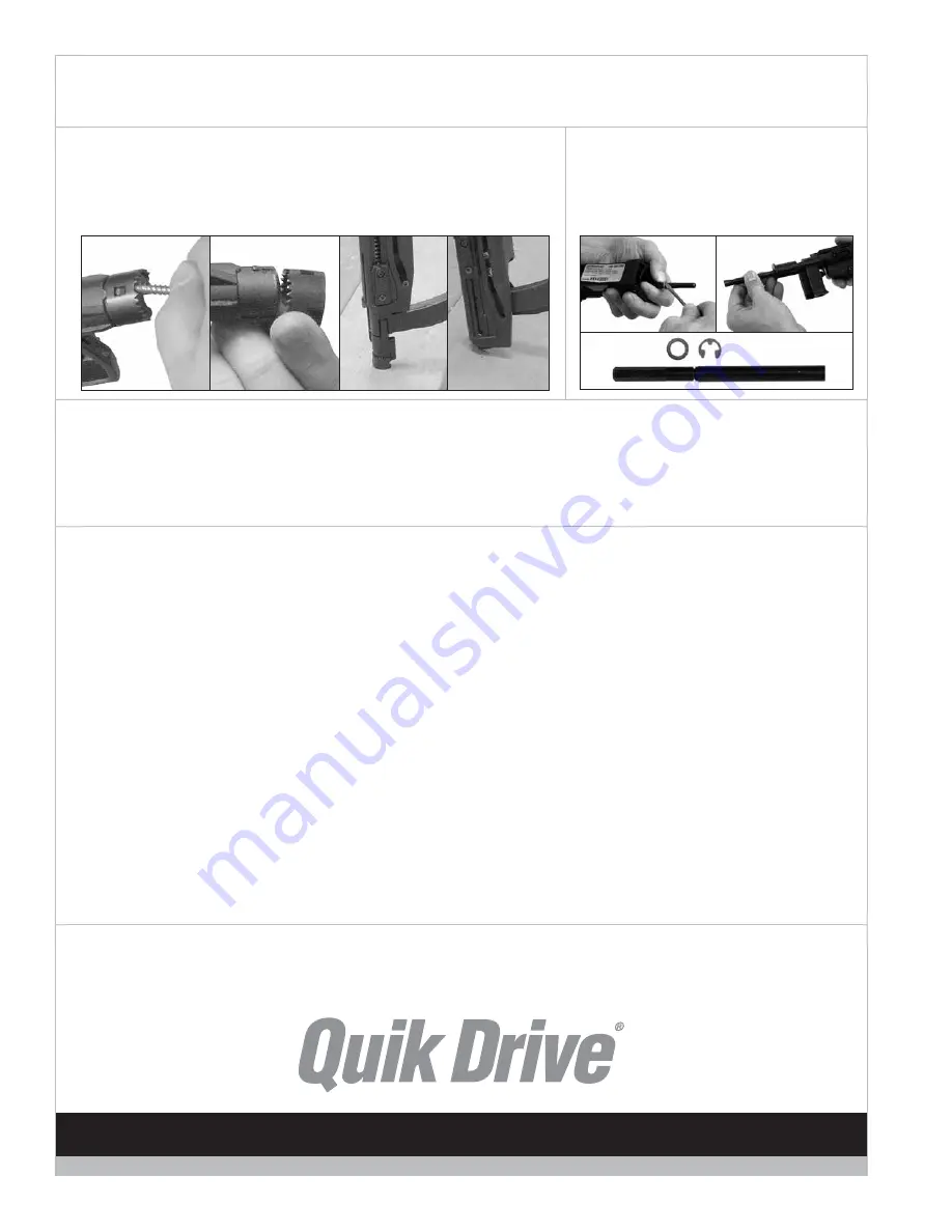 Simpson Strong-Tie QUIK DRIVE QDHSD60 Operating Instructions Manual Download Page 4