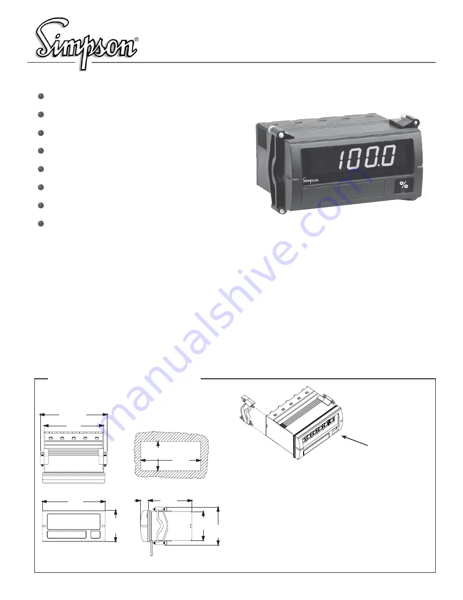 Simpson Falcon F35 Series Manual Download Page 1