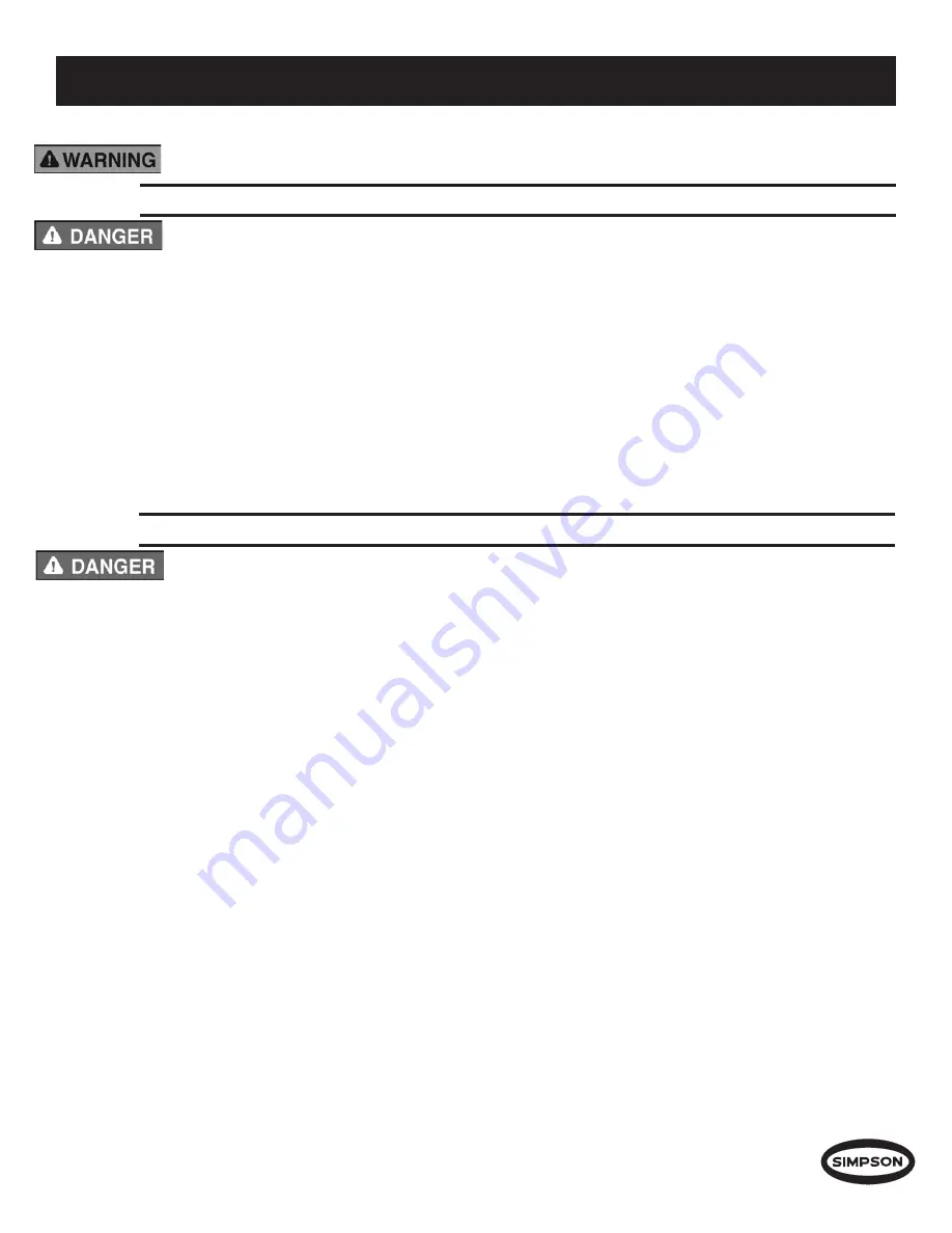 Simpson Power Shot Series Operator'S Manual Download Page 5