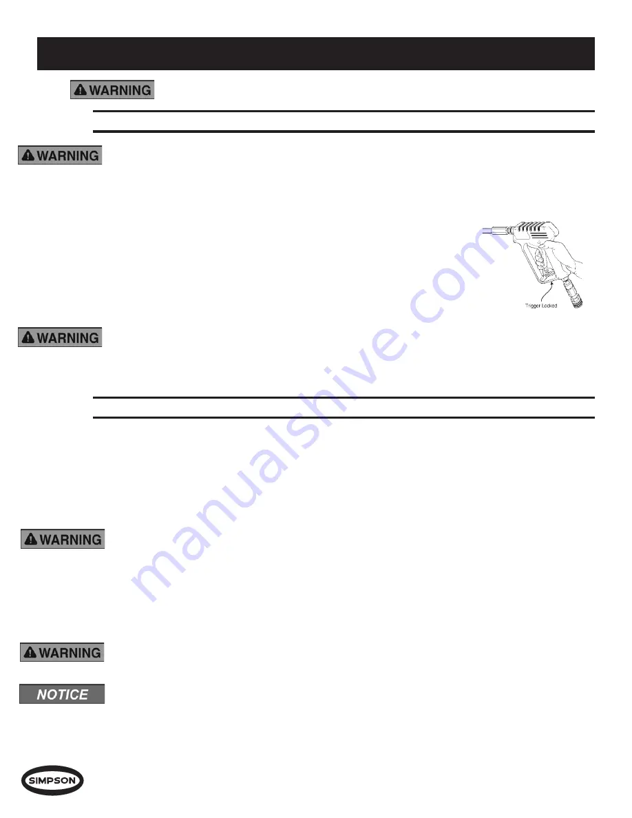 Simpson Power Shot Series Operator'S Manual Download Page 12