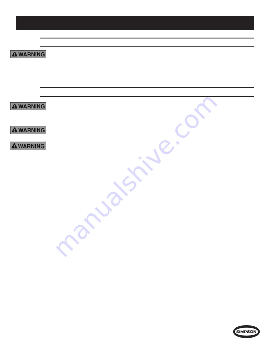 Simpson Power Shot Series Operator'S Manual Download Page 15