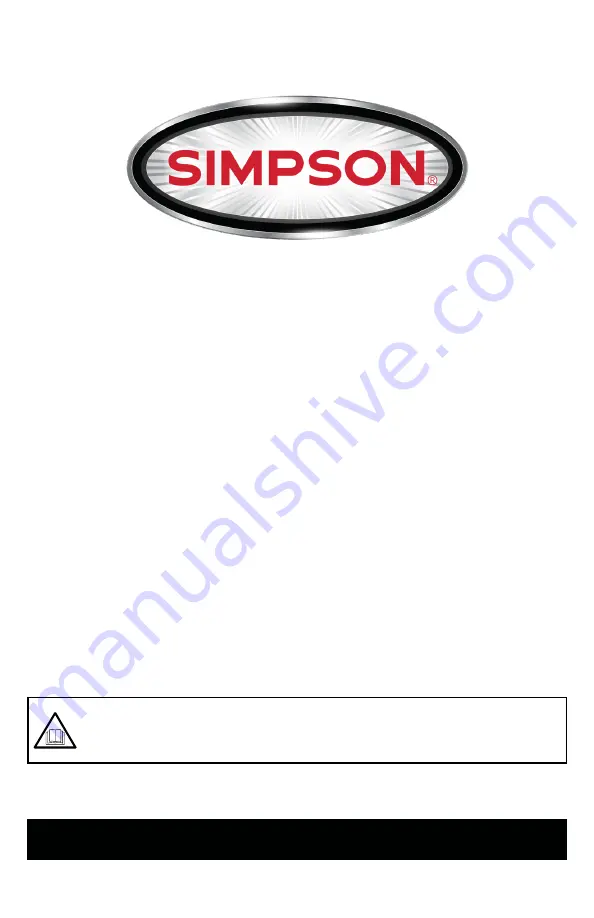 Simpson SCGH5500 Use And Care Manual Download Page 36