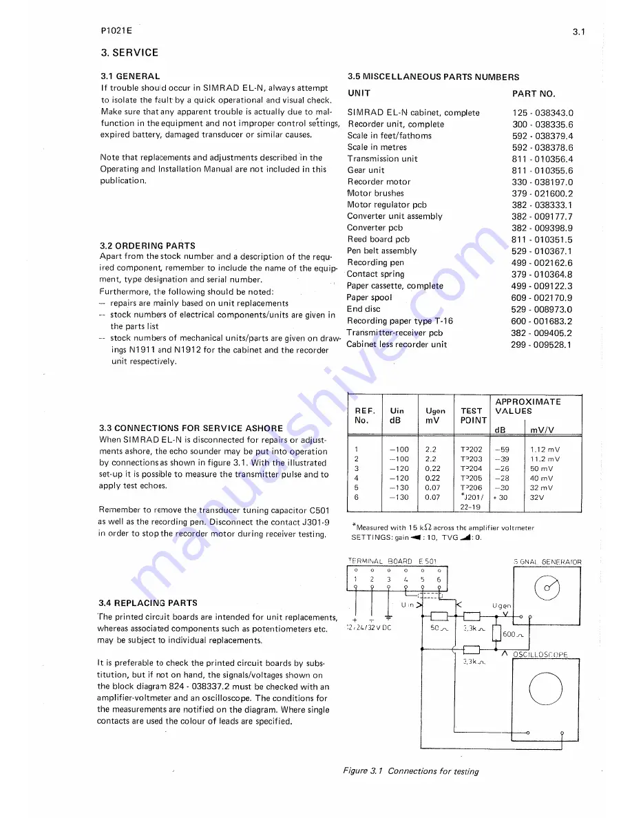 Simrad EL-N Service Manual Download Page 7