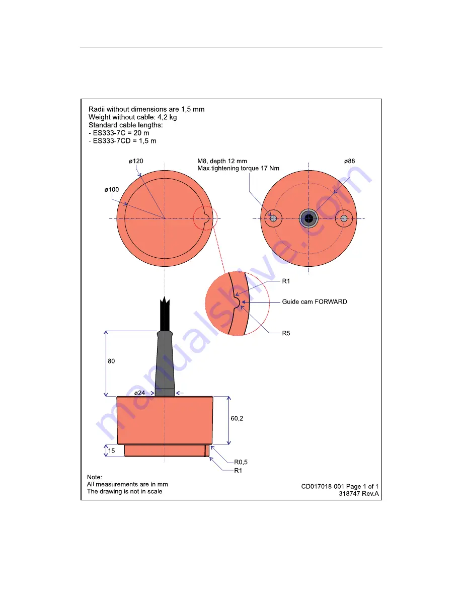 Simrad ES333-7C -  REV A Installation Manual Download Page 42