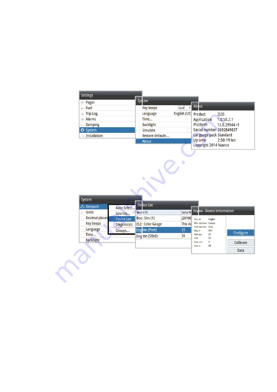 Simrad IS35 User Manual Download Page 42