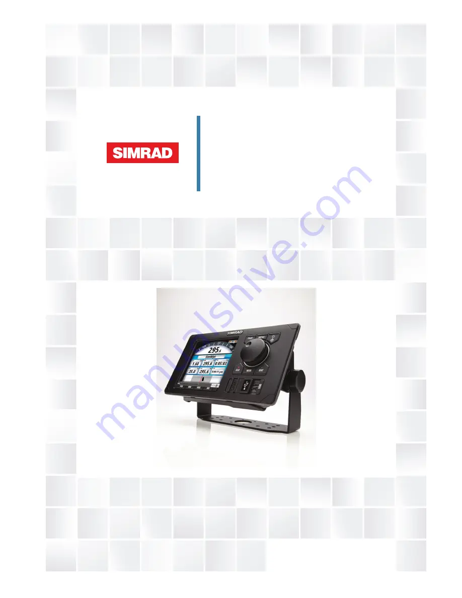 Simrad MX610 Operator And Installation Manual Download Page 1