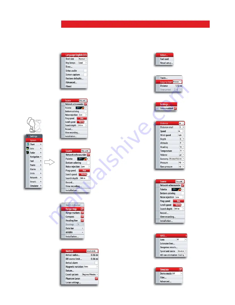 Simrad NSO Operation Manual Download Page 110