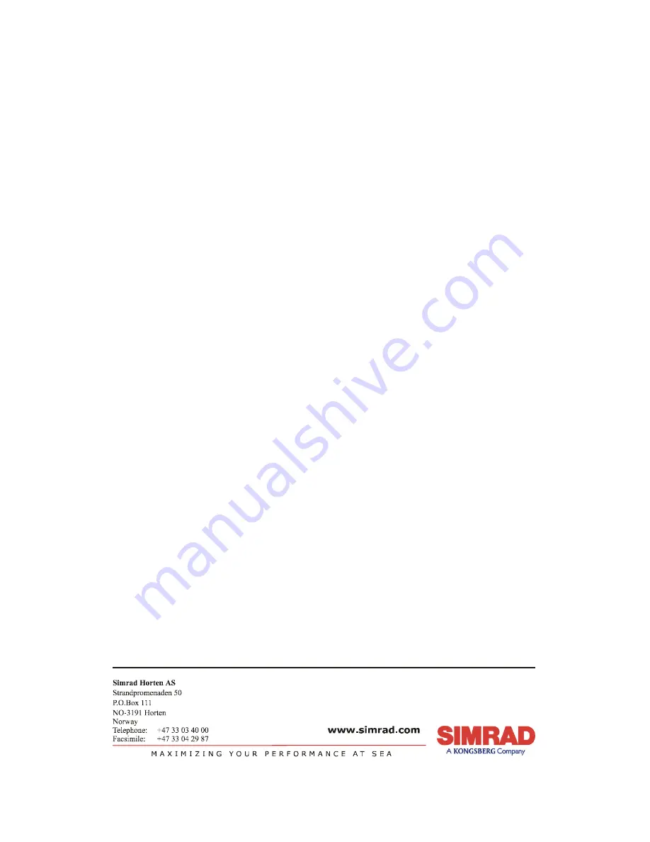 Simrad SP90 - REV E Installation Manual Download Page 230