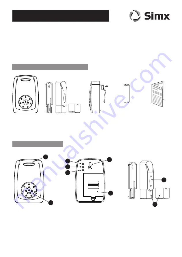 SImx CHM0155 Installation Instructions Download Page 1