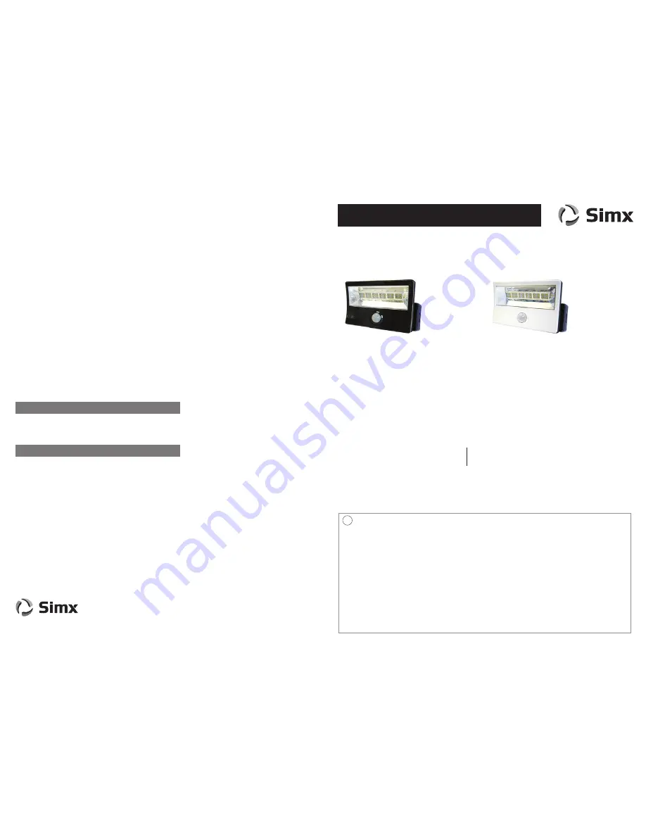 SImx Mightylite LHT0237 Installation Manual Download Page 1