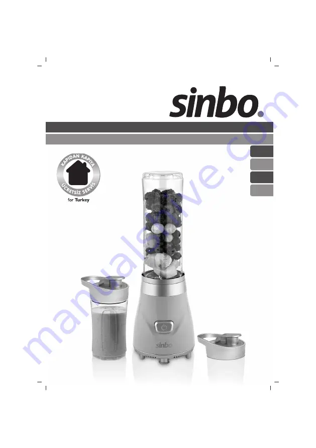 Sinbo SHB 3150 Manual Download Page 1