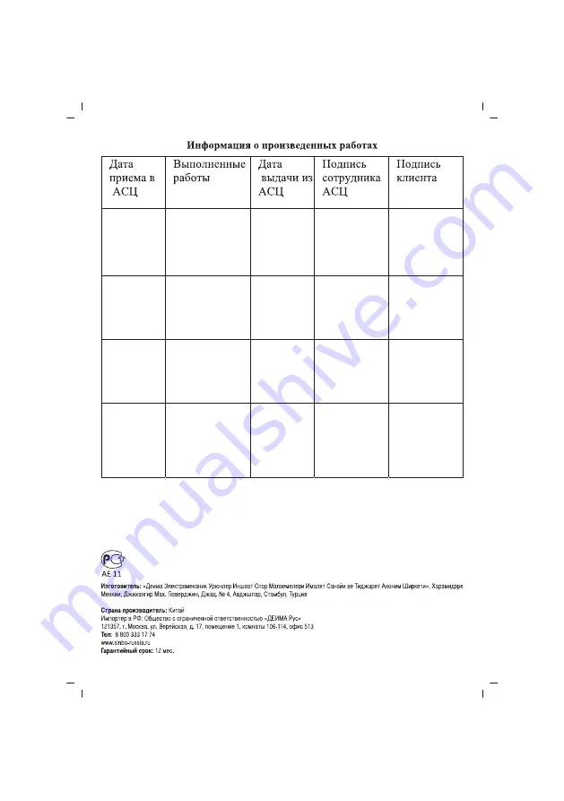 Sinbo SMX 2720 User Manual Download Page 20