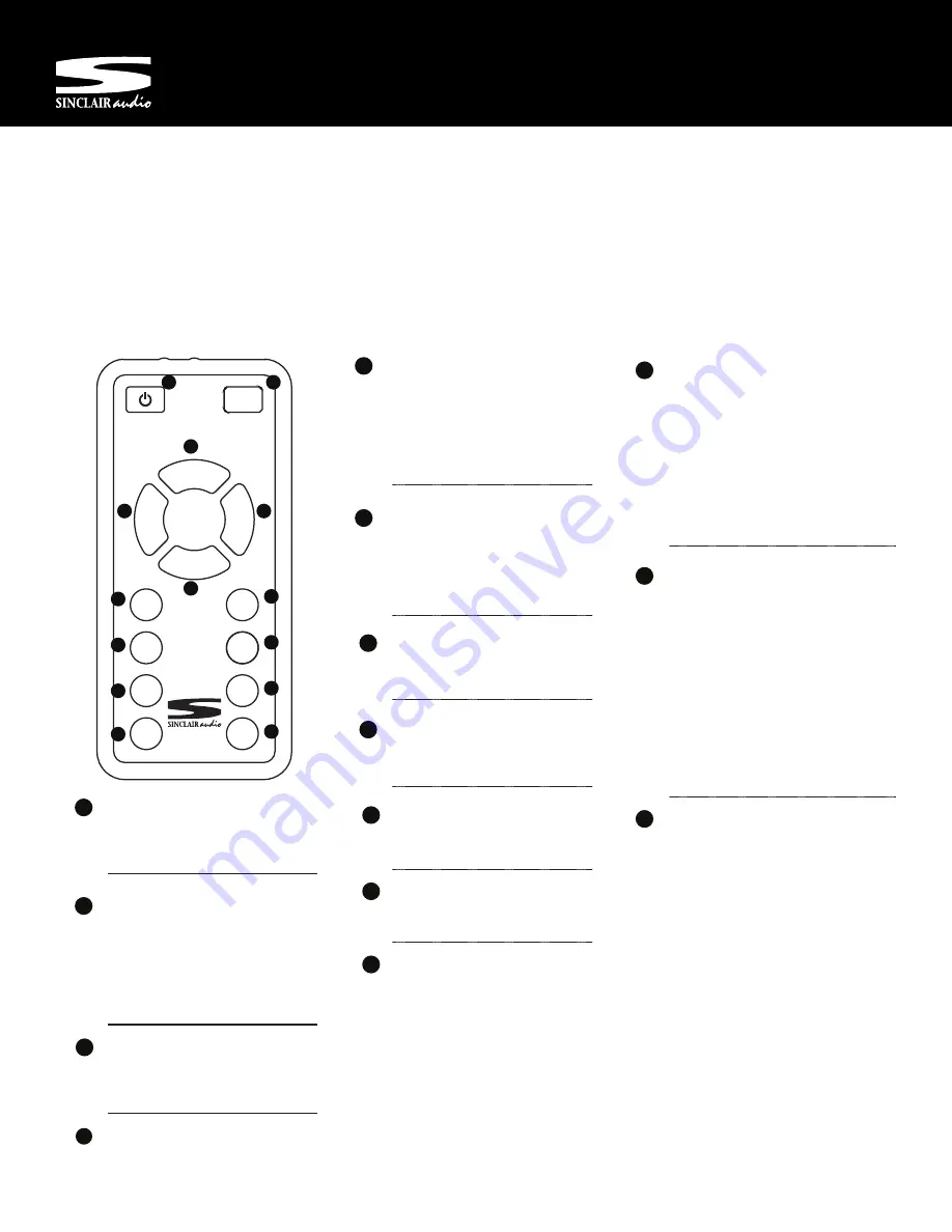 Sinclair Audio SCULPTURA SOUNDPAD MINI V2 Manual Download Page 6