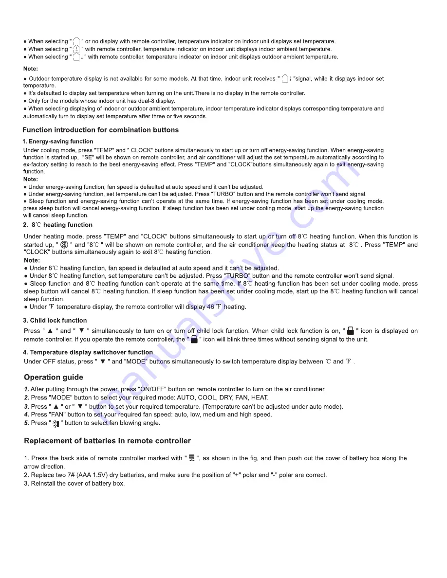 Sinclair MV-H**BIF series Service Manual Download Page 15