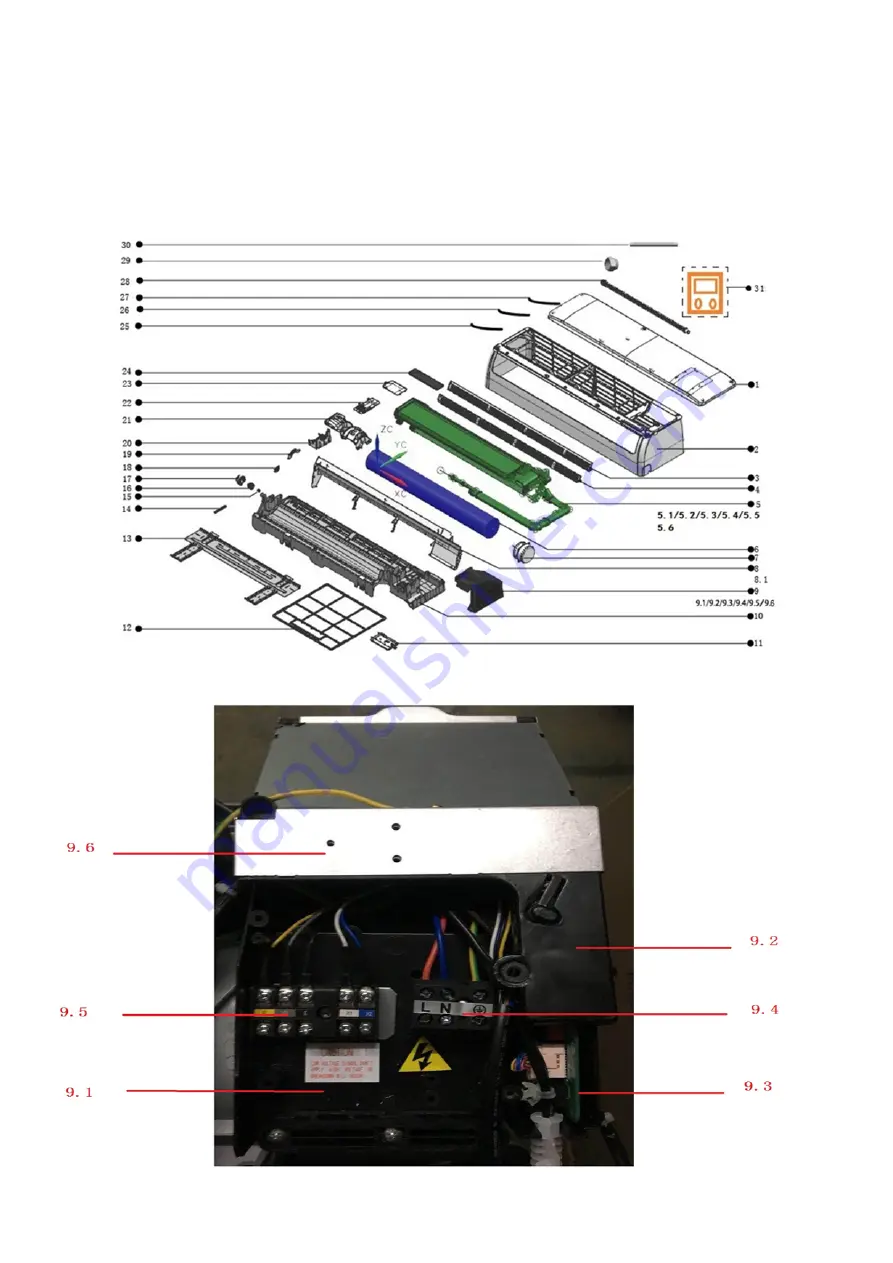 Sinclair SDV5-22HA Service Manual Download Page 25