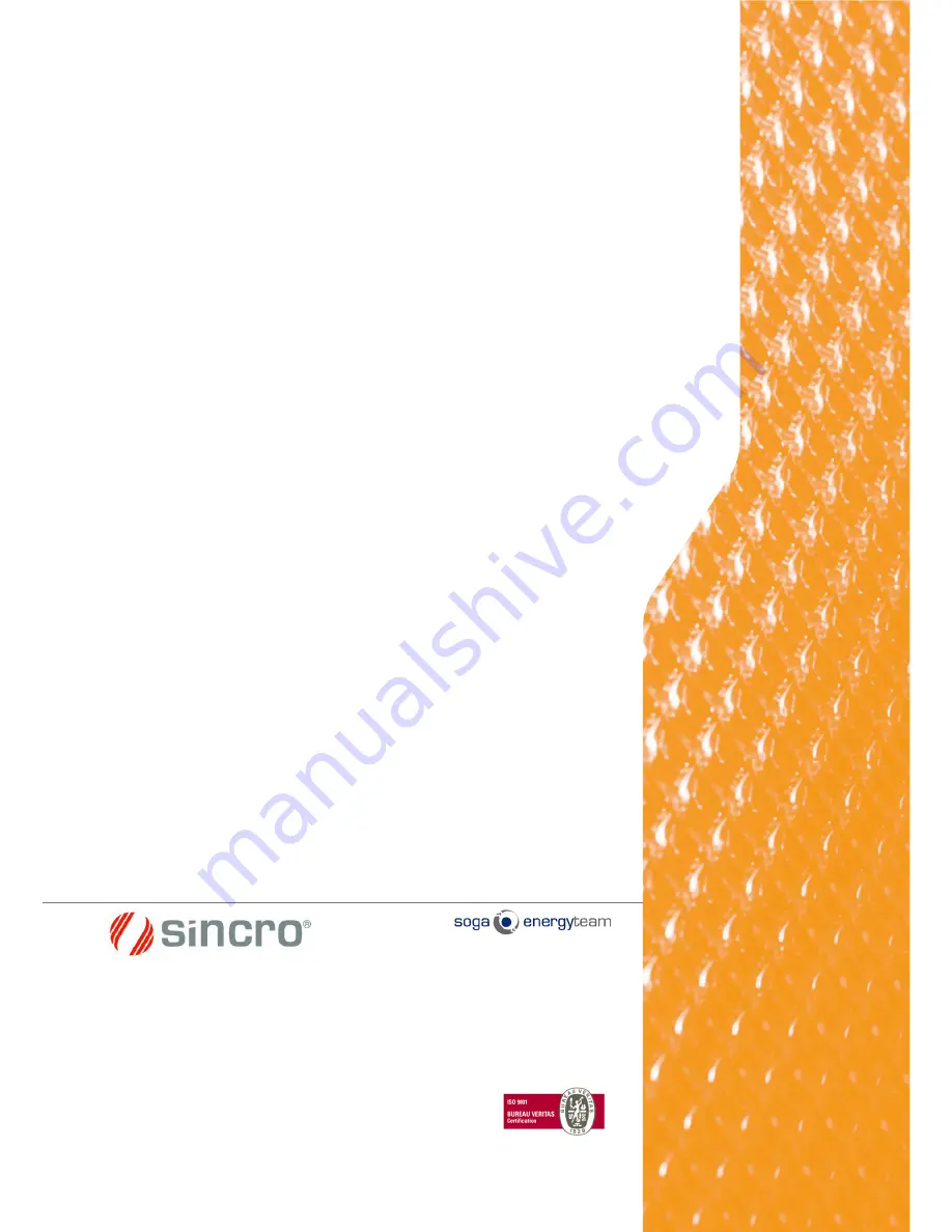 Sincro SW-E220 TDC/2 Use And Maintenance Manual Download Page 40