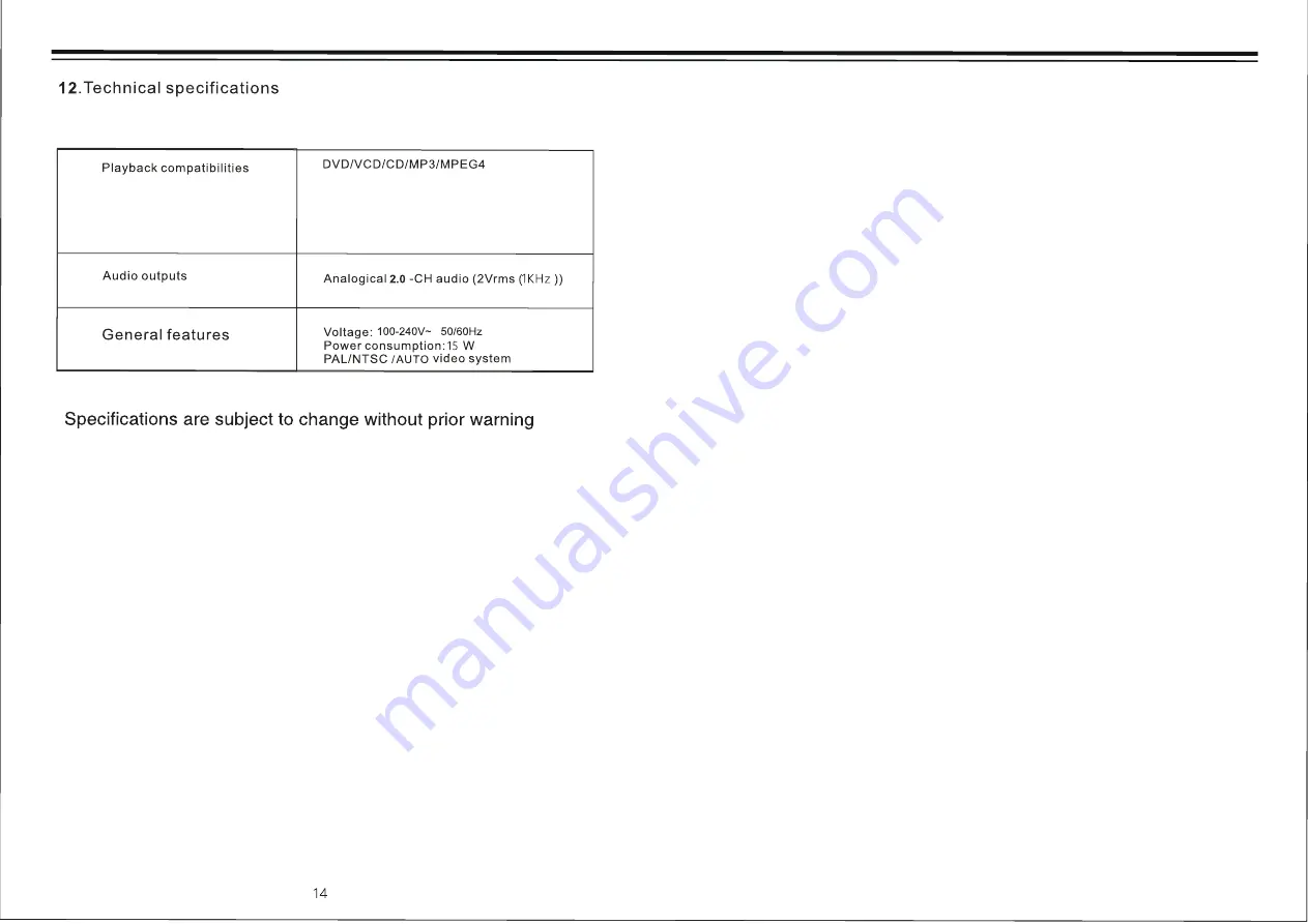 Sindave DVD-S188 User Manual Download Page 10