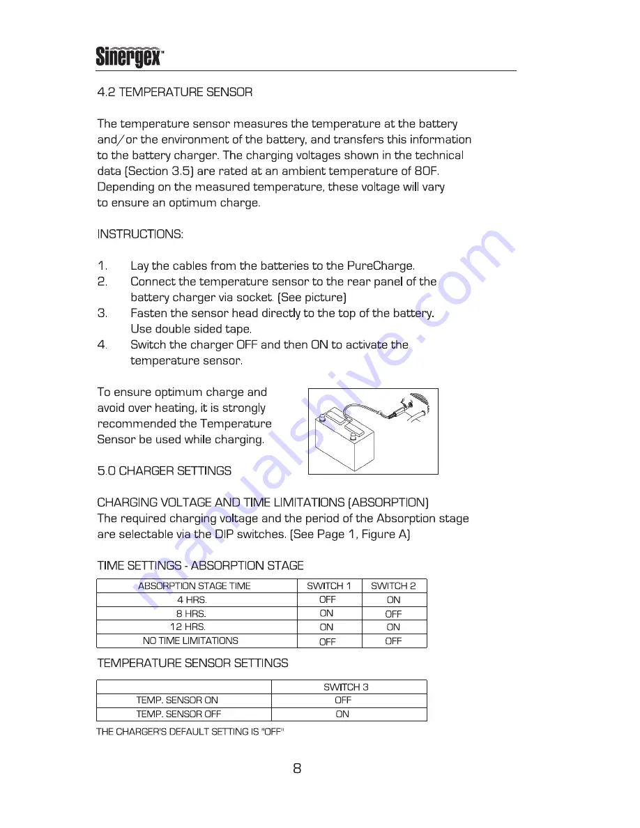 Sinergex PureCharge PC-0624 Instruction Manual Download Page 9