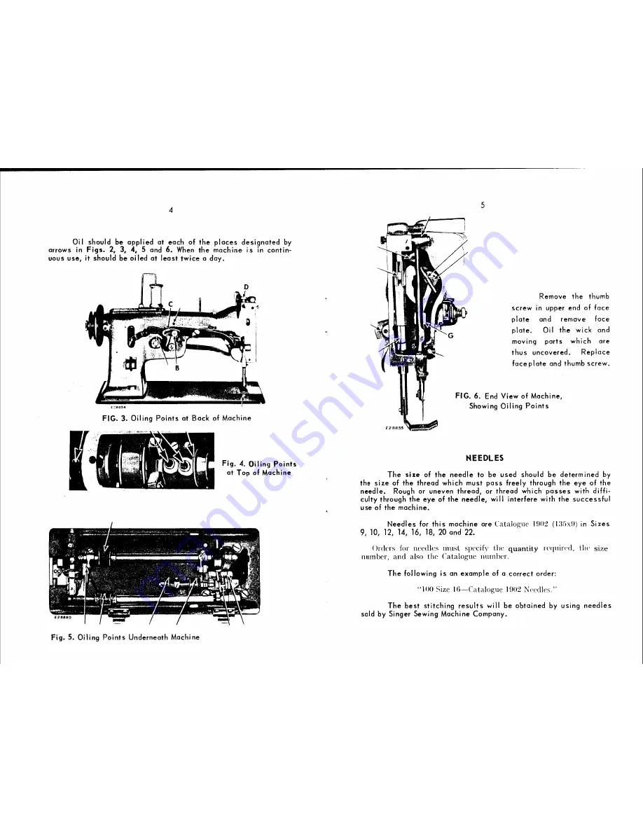 Singer 107G103 Instructions For Using And Adjusting Download Page 4