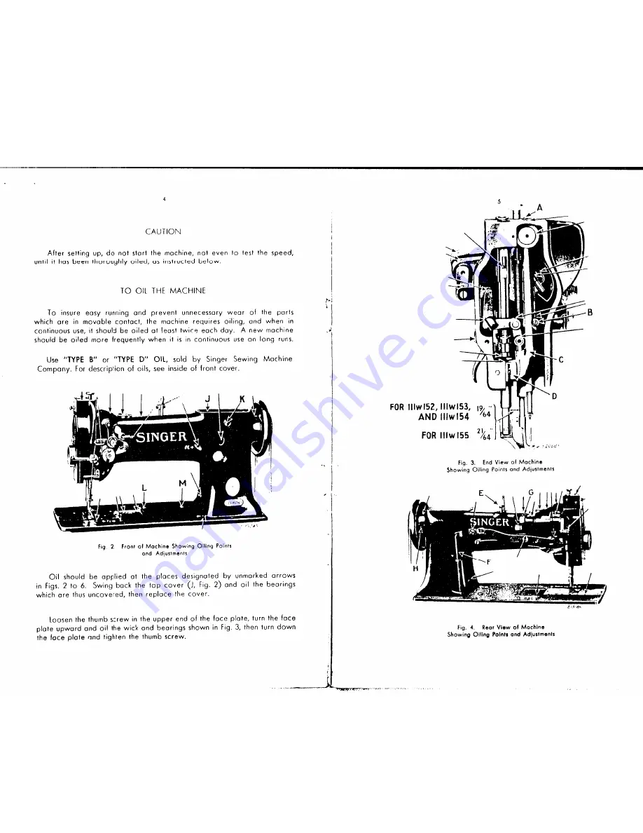 Singer 111W152 Instructions For Using And Adjusting Download Page 4