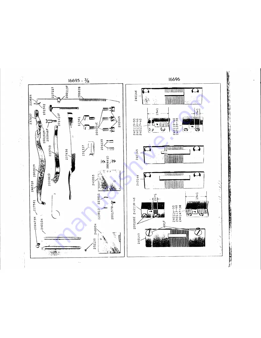 Singer 111W155 Parts List Download Page 18