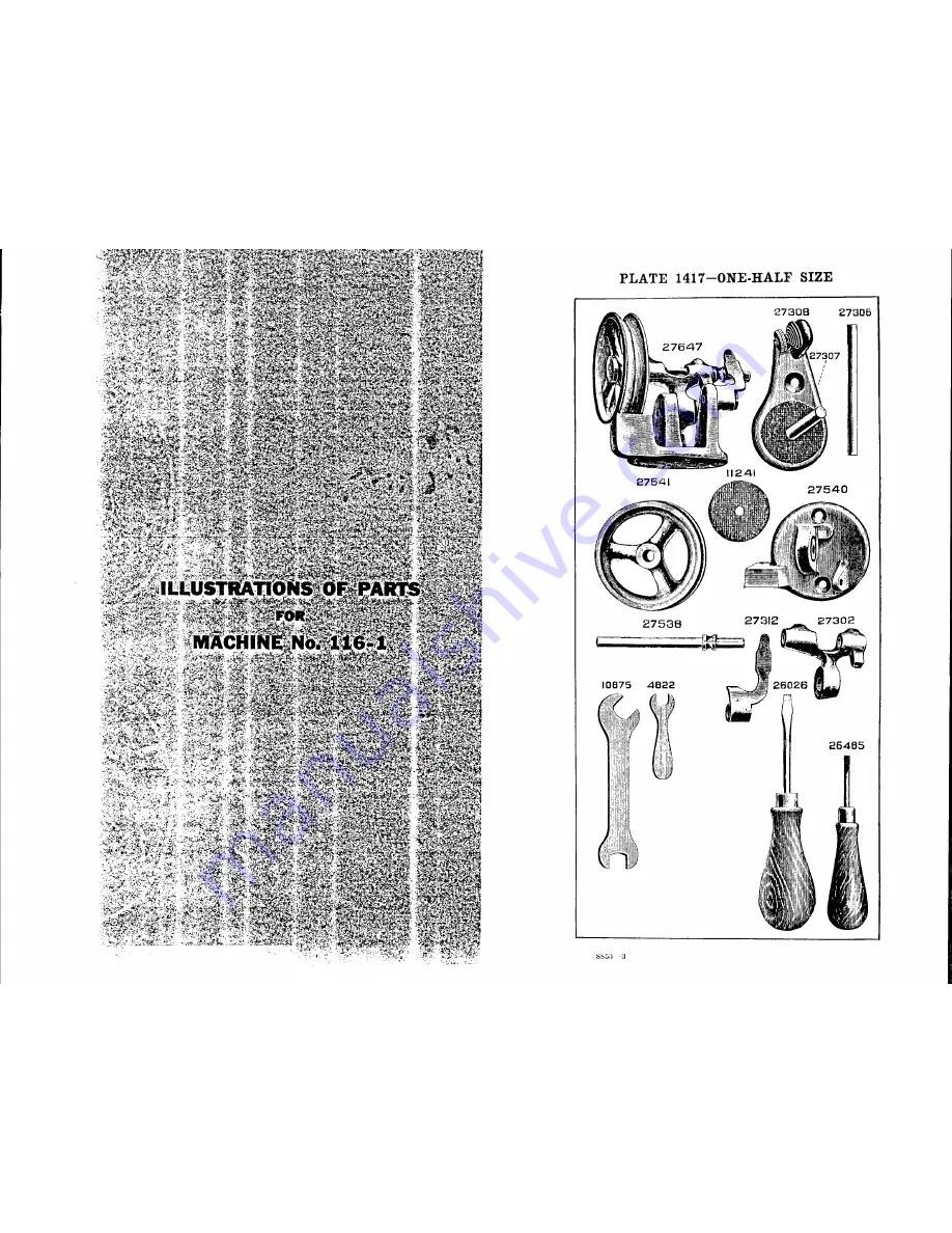 Singer 116-1 Parts List Download Page 13