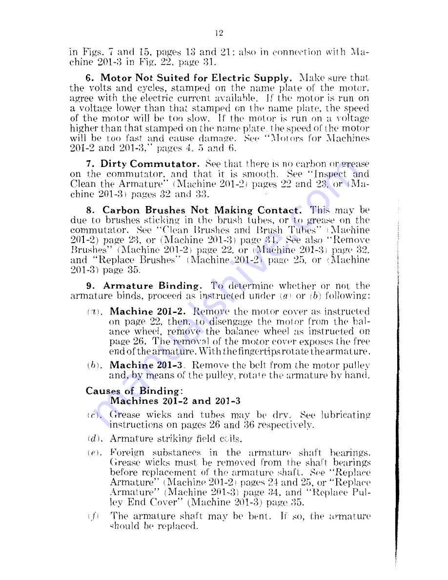 Singer 1200-1 Adjusters Manual Download Page 14