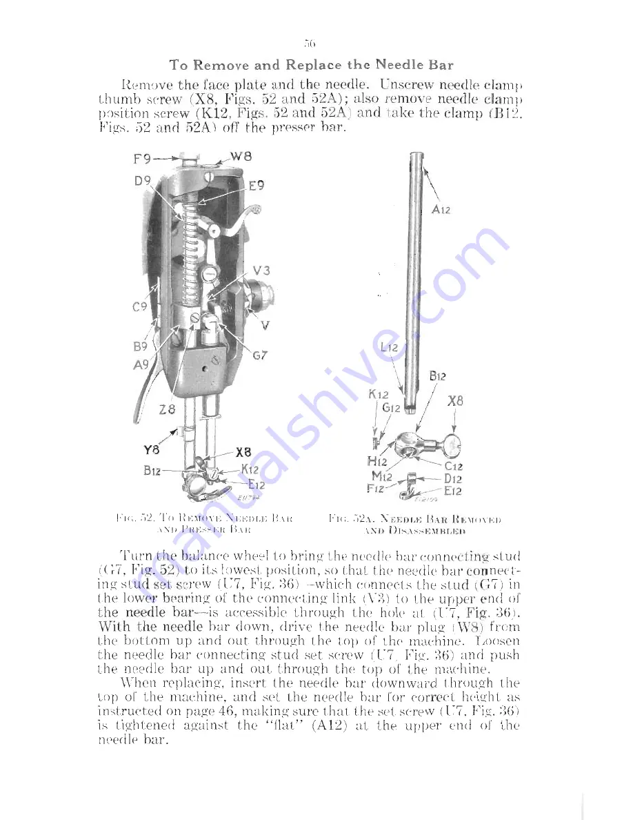 Singer 1200-1 Adjusters Manual Download Page 58